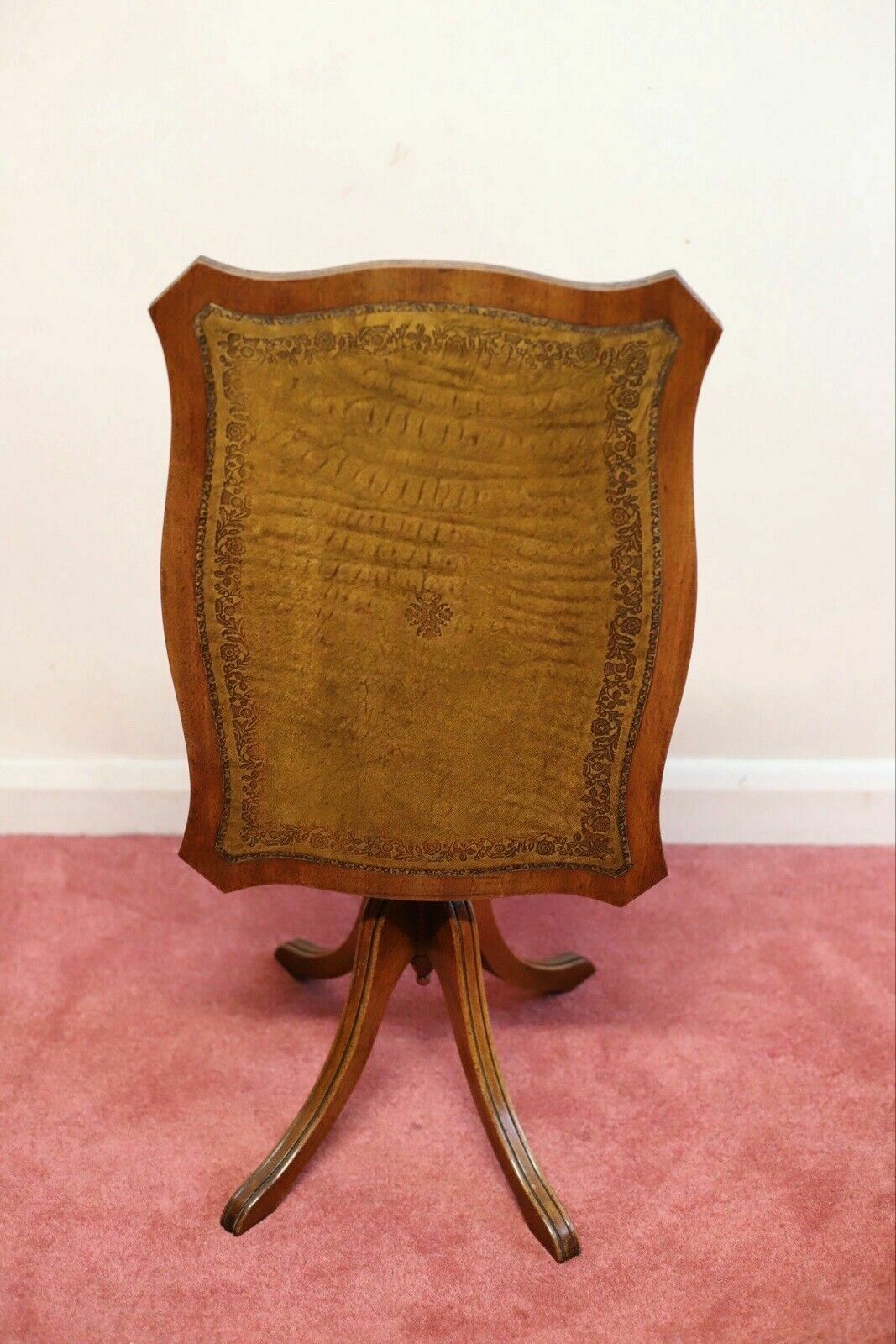 Furniture Bevan Funnell Reprodux Lovely Mahogany Tilt Top Occasional Table photo