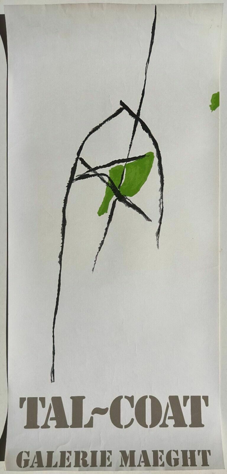 Pierre Tal Coat   Lithographic Poster Exhibition Poster Galerie Maeght 1972