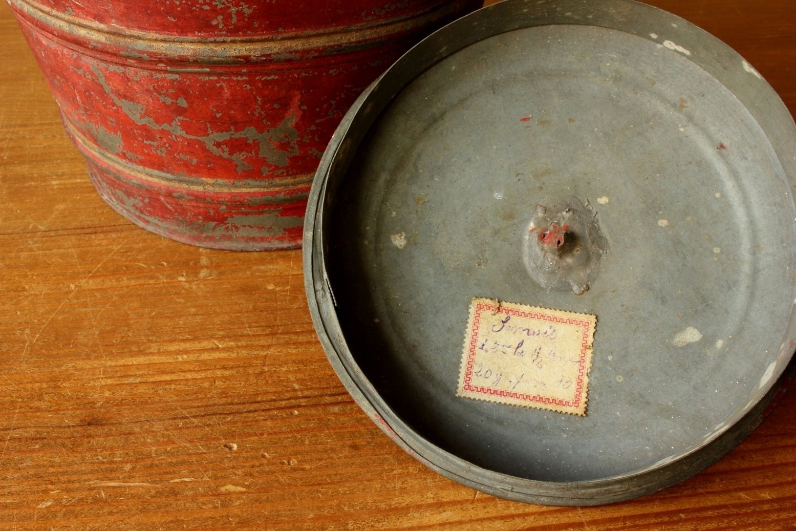 French Belgian Semois Tobacco Jar. Tobacconist Tabac Shop Storage Tin. photo buy