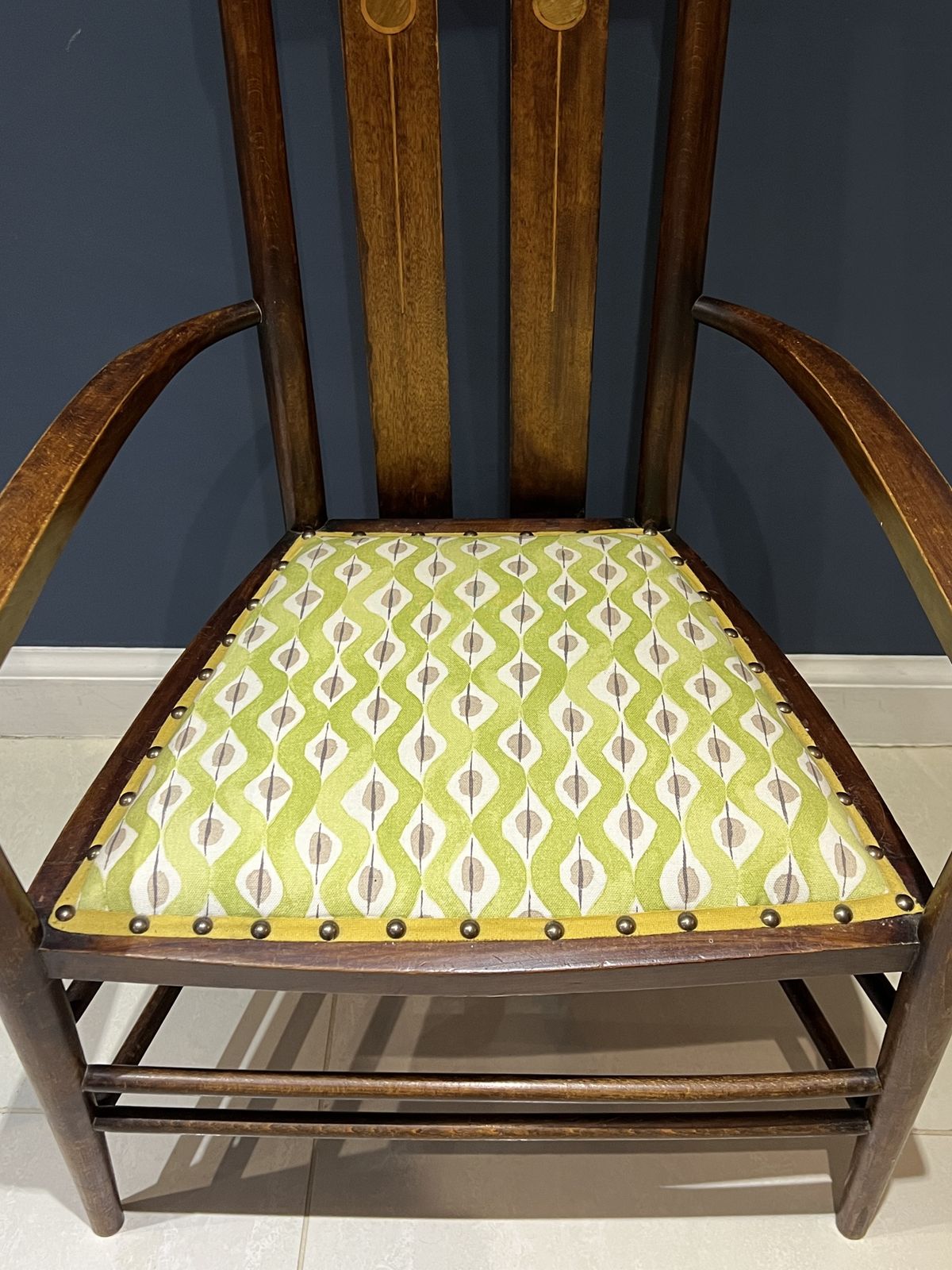 Late 19th Century Art Nouveau Occasional Chair photo furniture