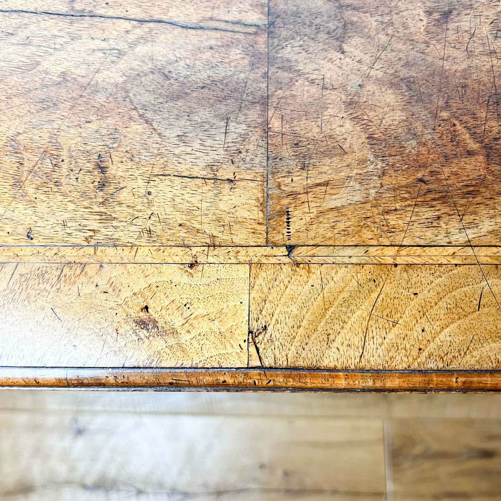 Furniture 18th Century Walnut Lowboy photo