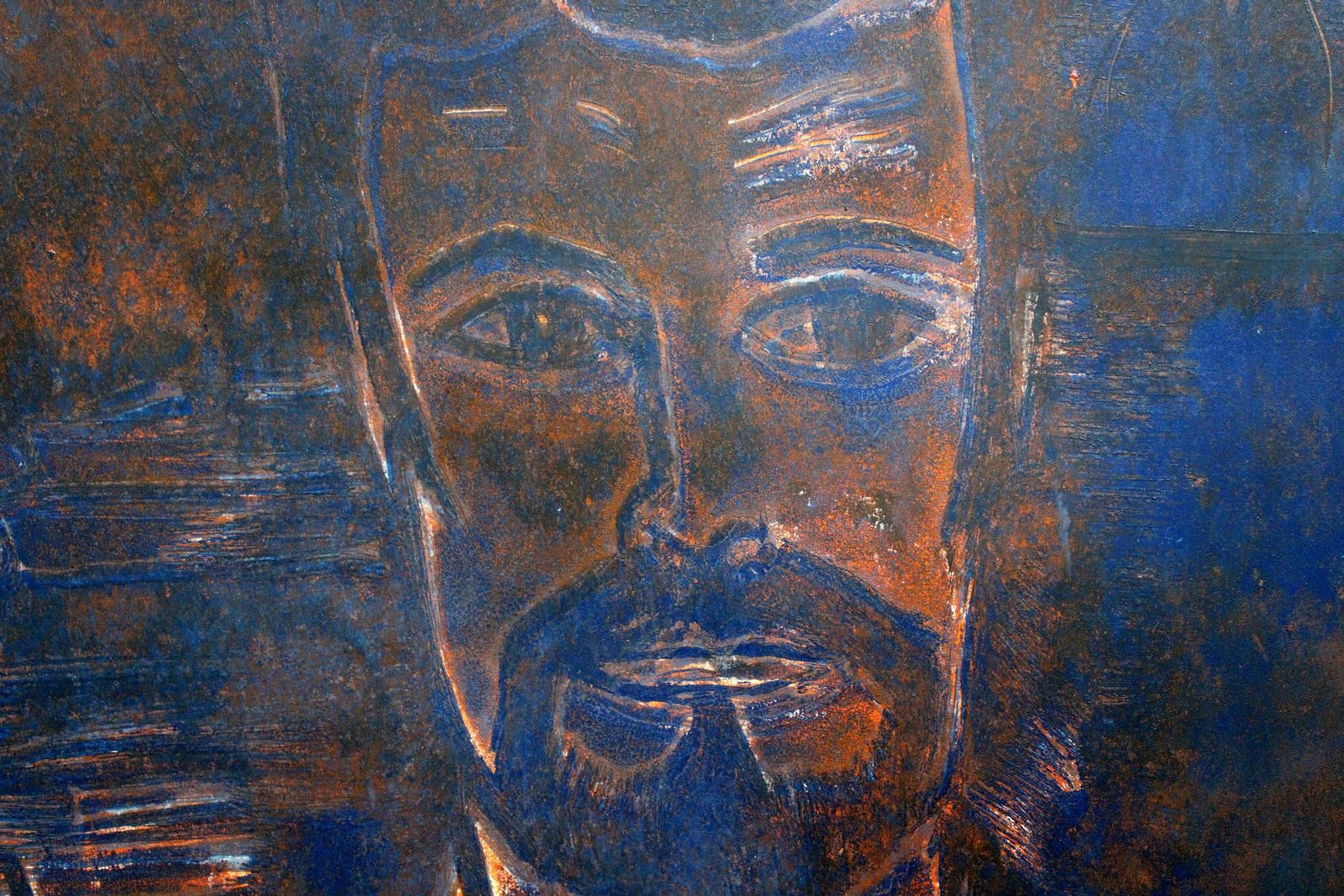 Dzidra Ezergaile Poet L. Strelevits Portrait, Paper, Screen Print 1972 photo 157.0