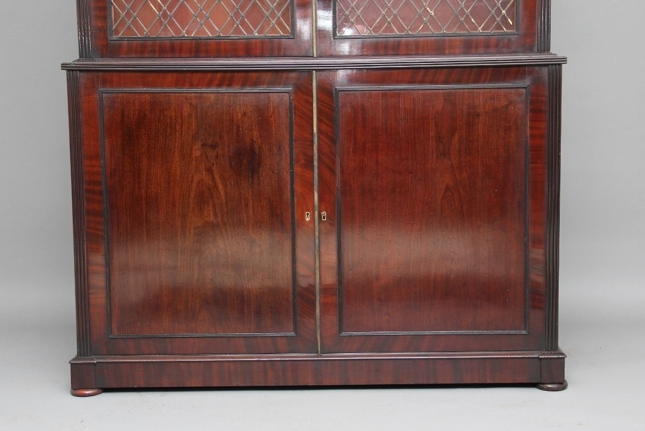 Large Regency Mahogany Bookcase photo Furniture