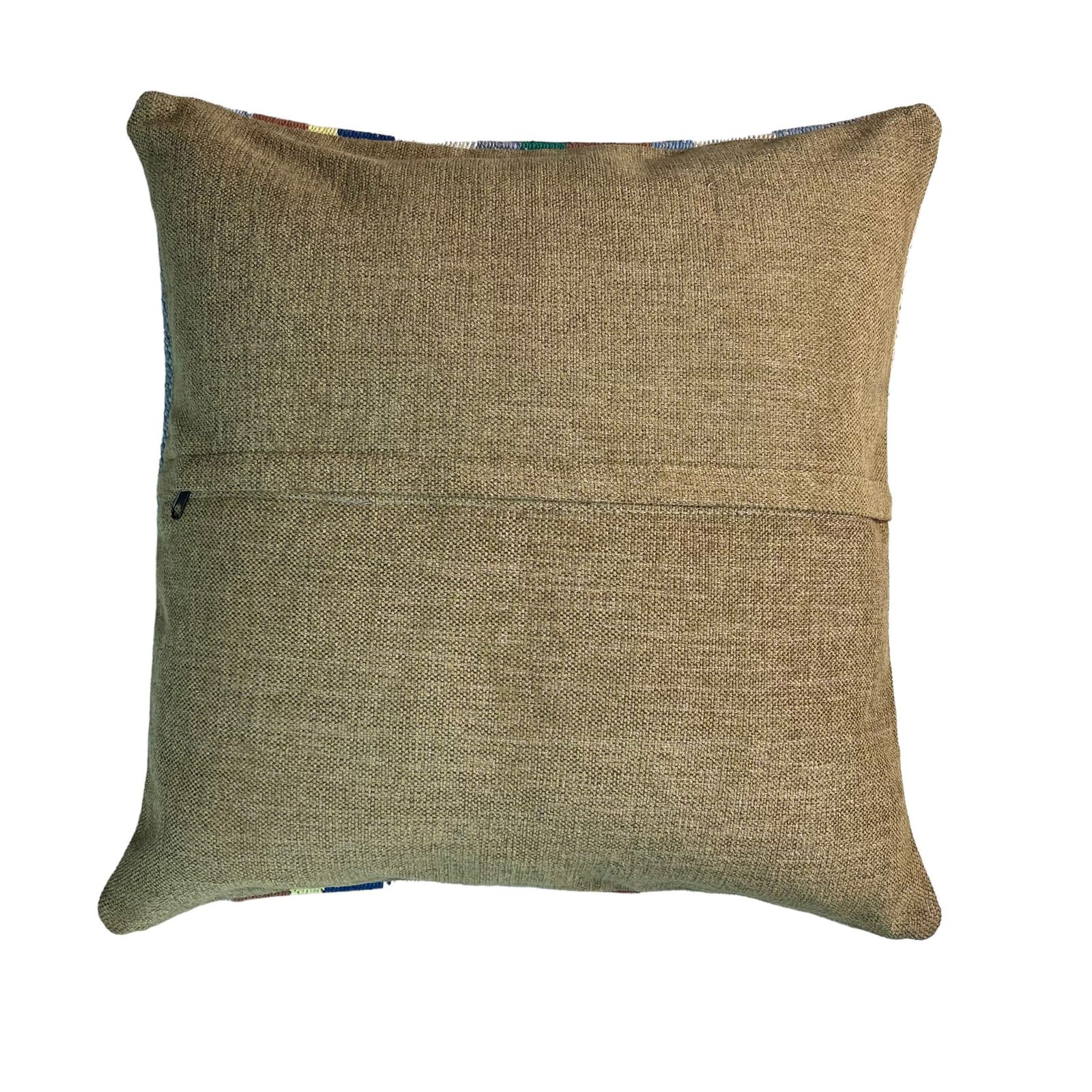 Ethnic Kilim Pillow, 18x18 Pillow Cover, Bohemian Kilim Pillow, Handwoven Kilim Pillow, Sofa Throw Pillow, Meditation Kilim Cover photo for sale