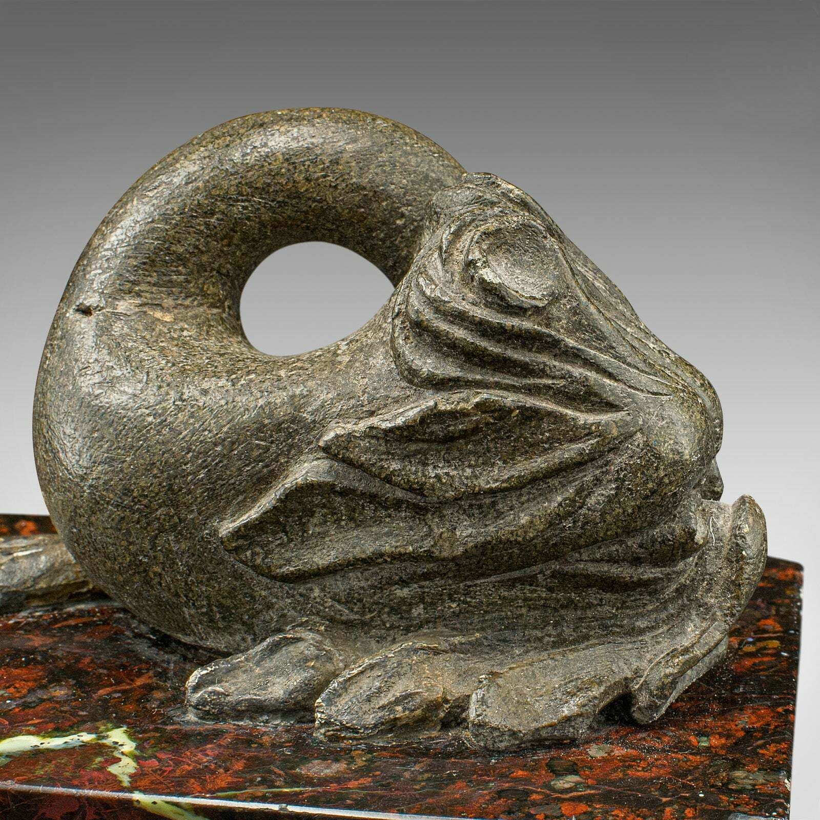 photo furniture Antique Serpentine Paperweight, Chinese, Soapstone, Marble, Desktop, Victorian