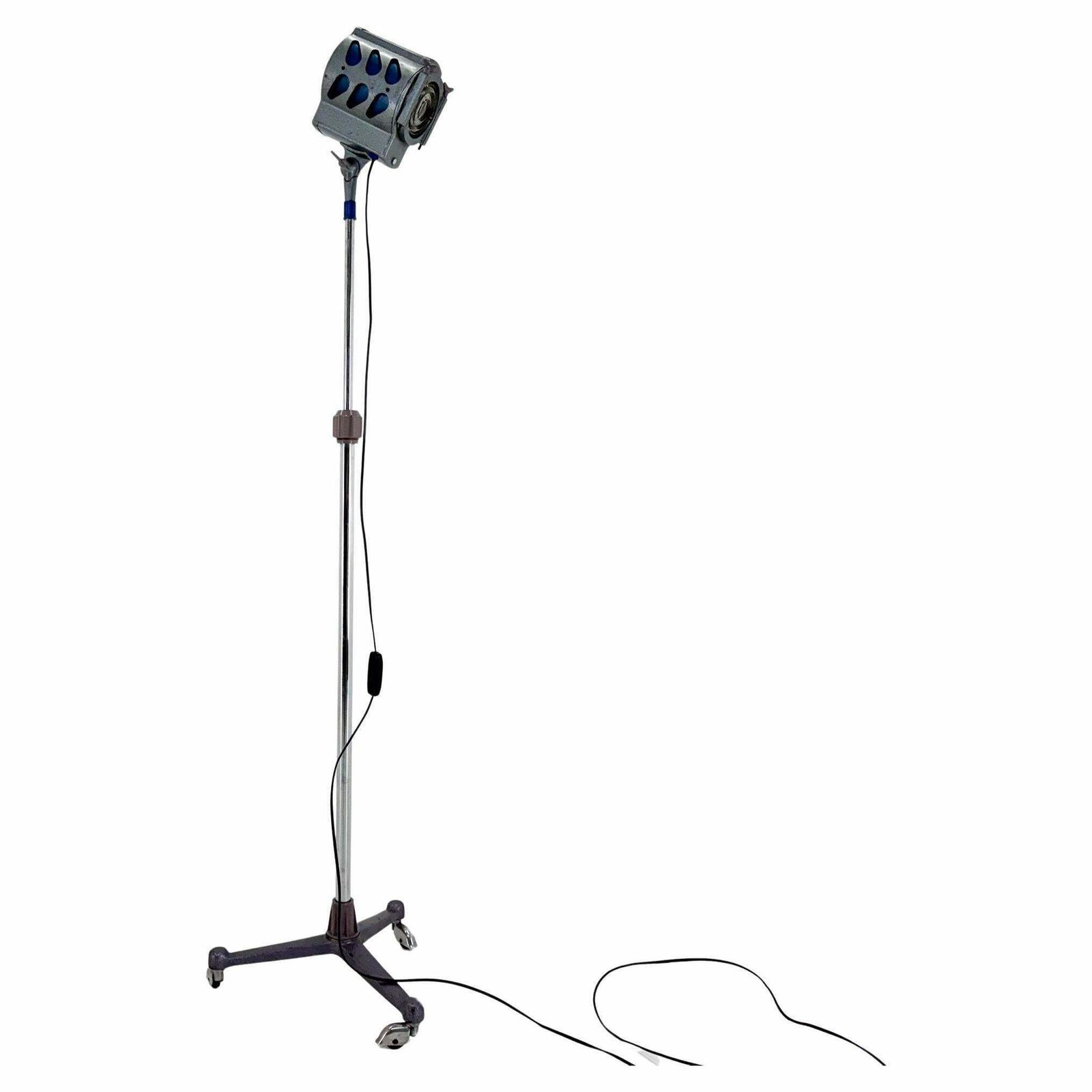 Mid Century Adjustable Italian Cinema Floor Lamp, 1950s 1960s