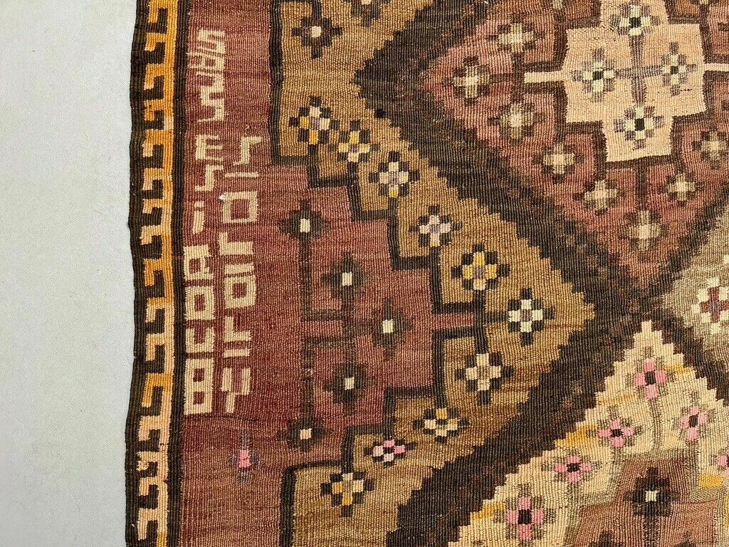 photo furniture Vintage Turkish Kilim 503x165 Cm Wool Kelim Rug Large