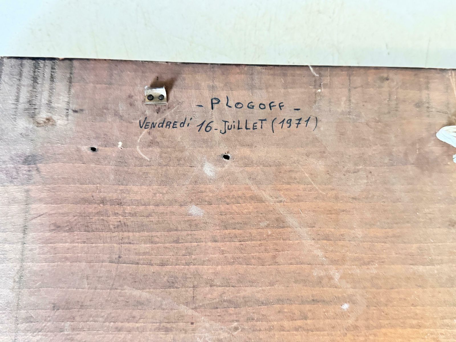 Wood Panel Hand Carved, Wall Decoration, France 1960 Signed Bérthelémé photo for sale