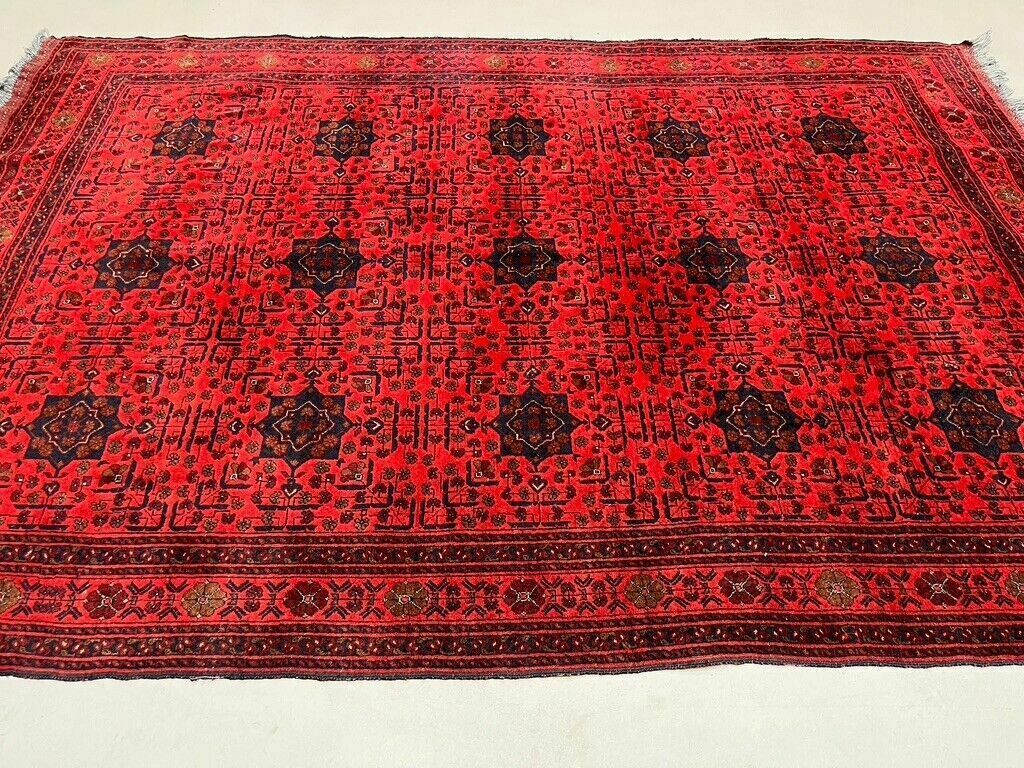 Afghan Khal Mohammadi Rug 300x195 Cm, Vintage Turkoman Ersari Rug photo 1276.0