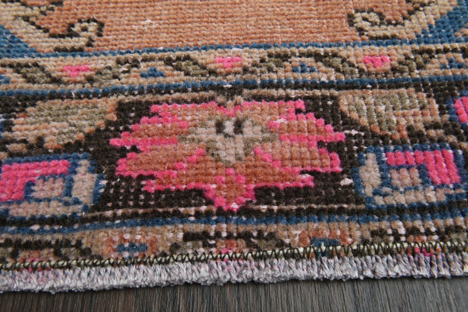3x10 Vintage Runner, Oushak Runner, Hallway Rug, Wool Rug, Turkish Runner, Entryway Rug, 3x10 Runner Rug, Bedroom Rug, Kitchen Rug photo vintage