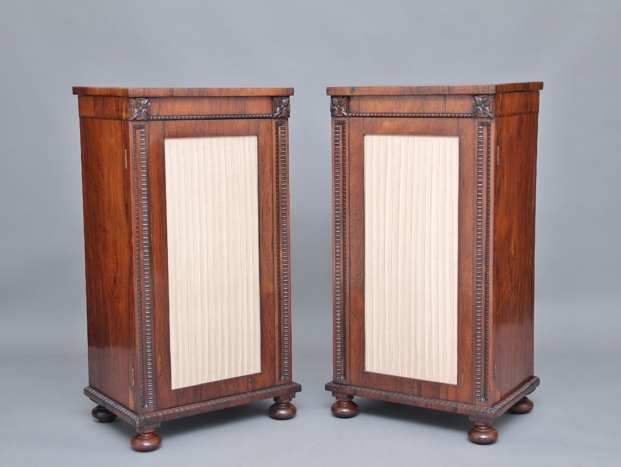 Pair Of Early 19th Century Rosewood Pedestal Cabinets