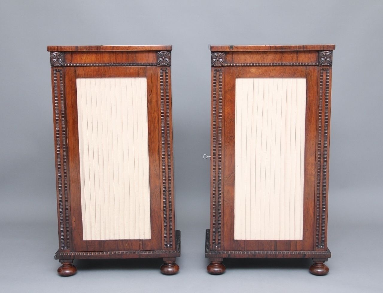 Pair Of Early 19th Century Rosewood Pedestal Cabinets photo for sale