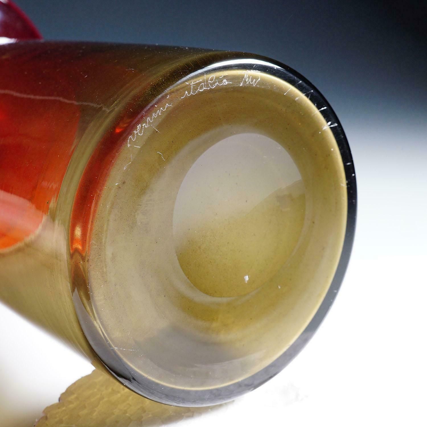 Venini Vase 'Lapponi', Designed By Tapio Wirkkala In 1968 photo Home Decor