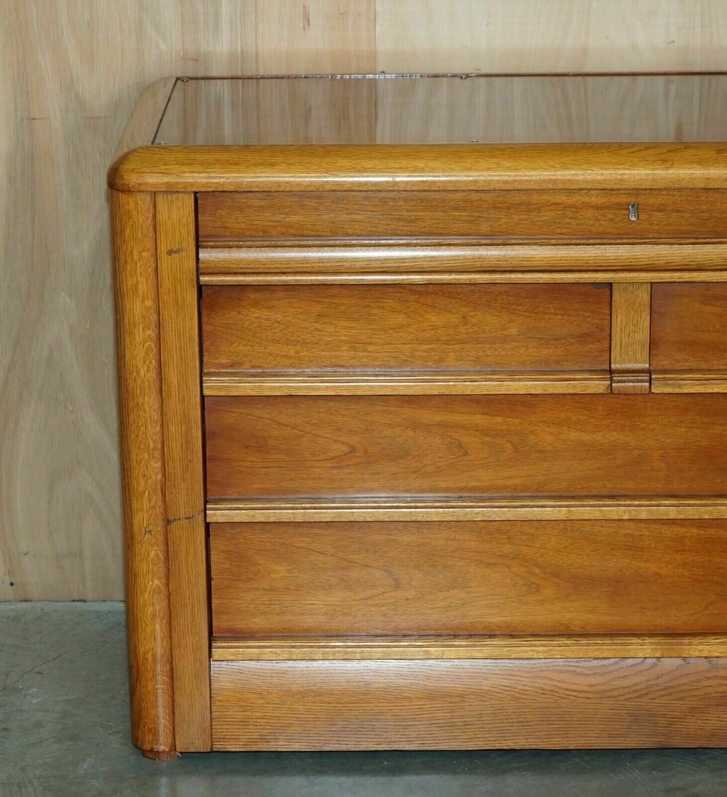 Super Elegant Ralph Lauren American Mahogany & Oak Chest Of Drawers Sideboard photo for sale