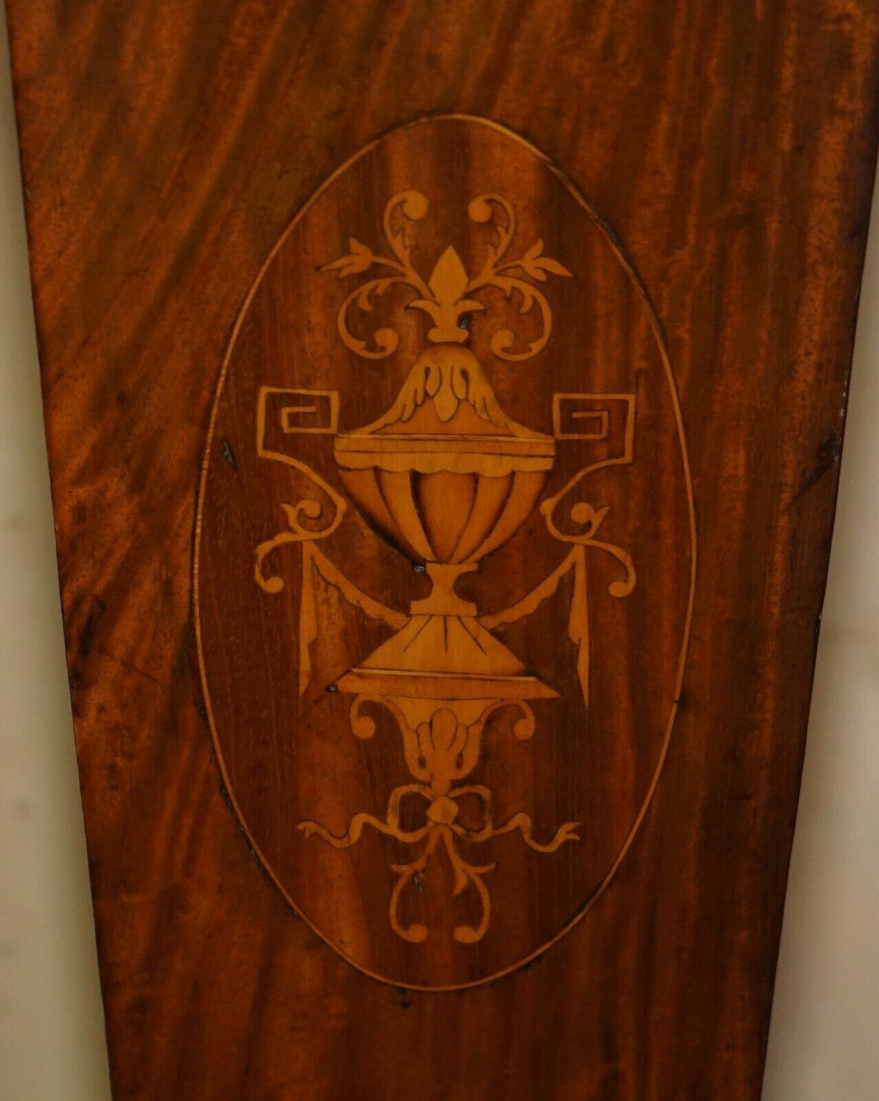 Restored Antique Circa 1870 Sheraton Walnut & Flamed Mahogany Jardiniere Stand photo 1350.0