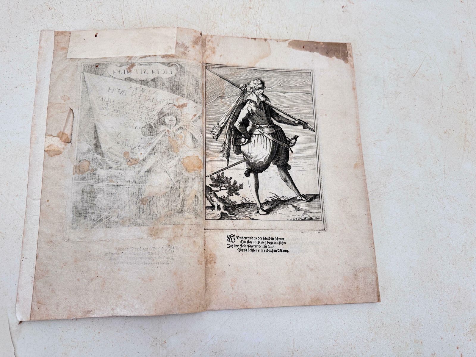 Old Original Engraving With Soldiers Characters Dutch 17th Century Set Of 12 photo furniture