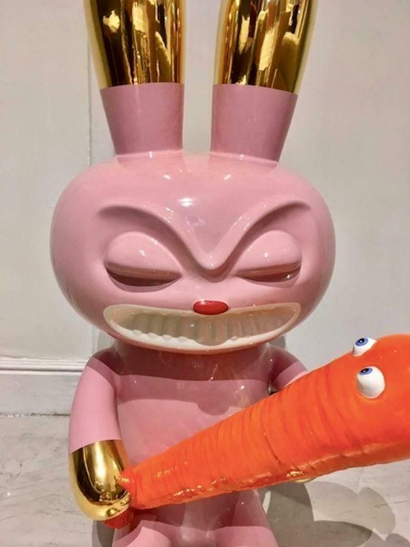 Massimo Giacon Ceramic Sculpture Love Carrot By Superego, Italy photo vintage