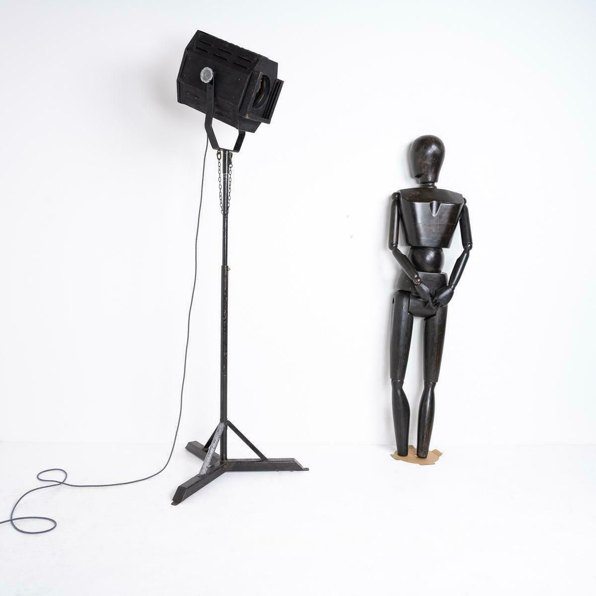 Extra Large Vintage Theatre Stage Floor Lamp By Strand Electric