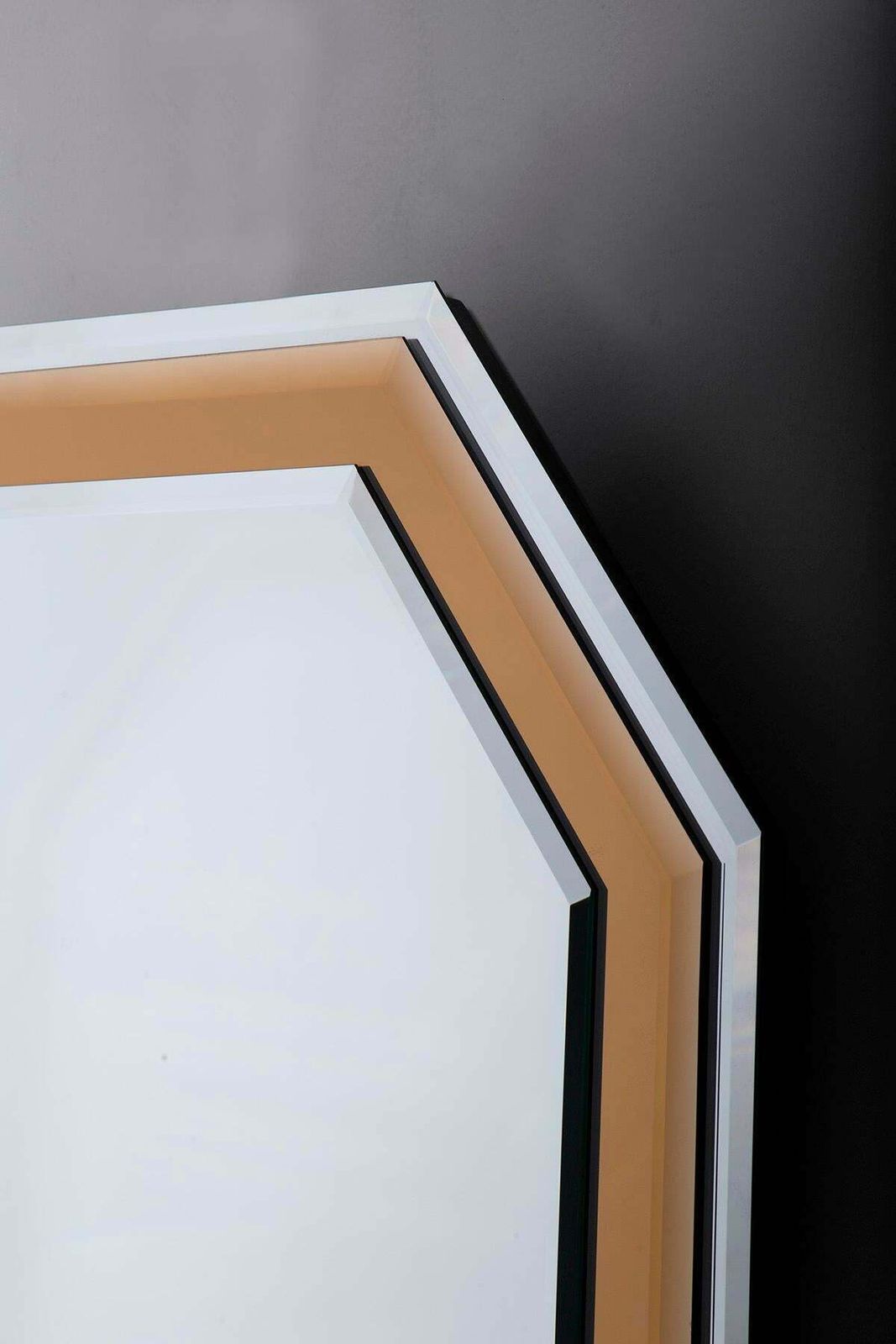 Italian Wall Mirror Sculpture By Luciano Frigerio photo vintage