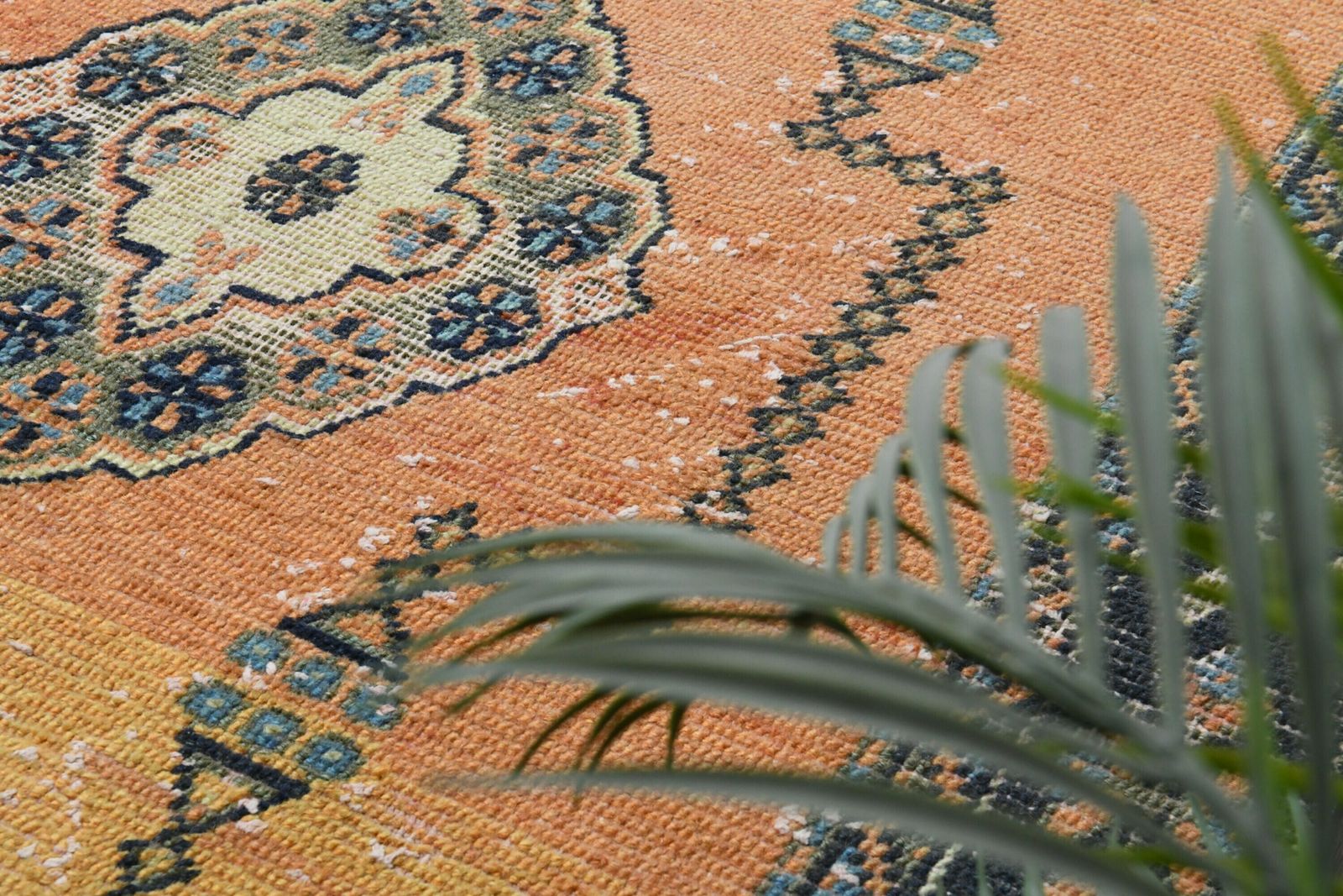 Turkish Rug, Vintage Bohemian Rug, Oushak Rug, 4x11  Kitchen Rug, Hallway Rug, Home Decor, Entryway Rug, Runner Rug photo buy