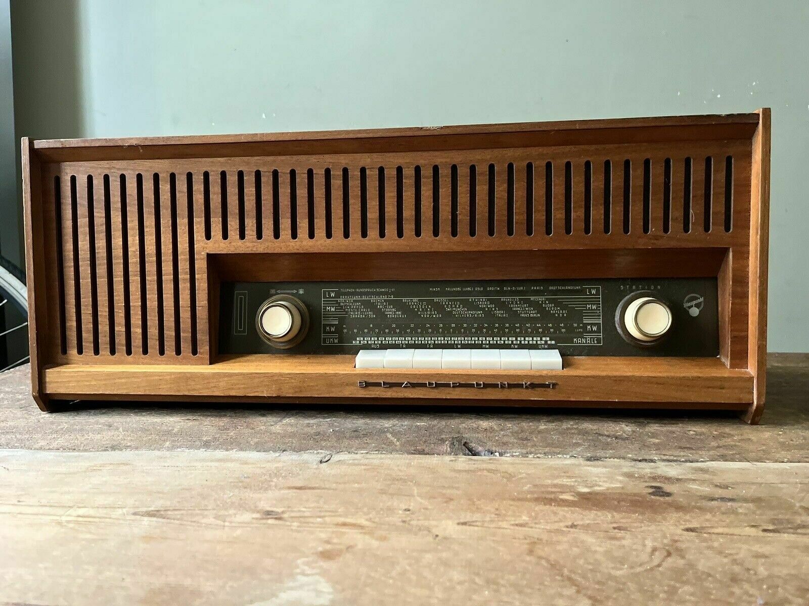 Vintage Blaupunkt Paris Valve Tube Stereo Radio photo for sale