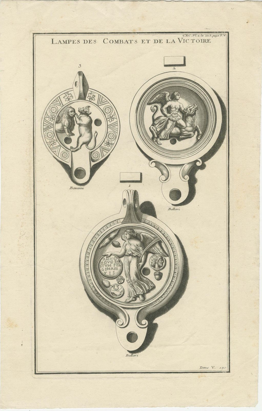 Ancient Lamp Drawing Of A Bull And Lion; Tauroctony Engravings Published In 1722 photo furniture