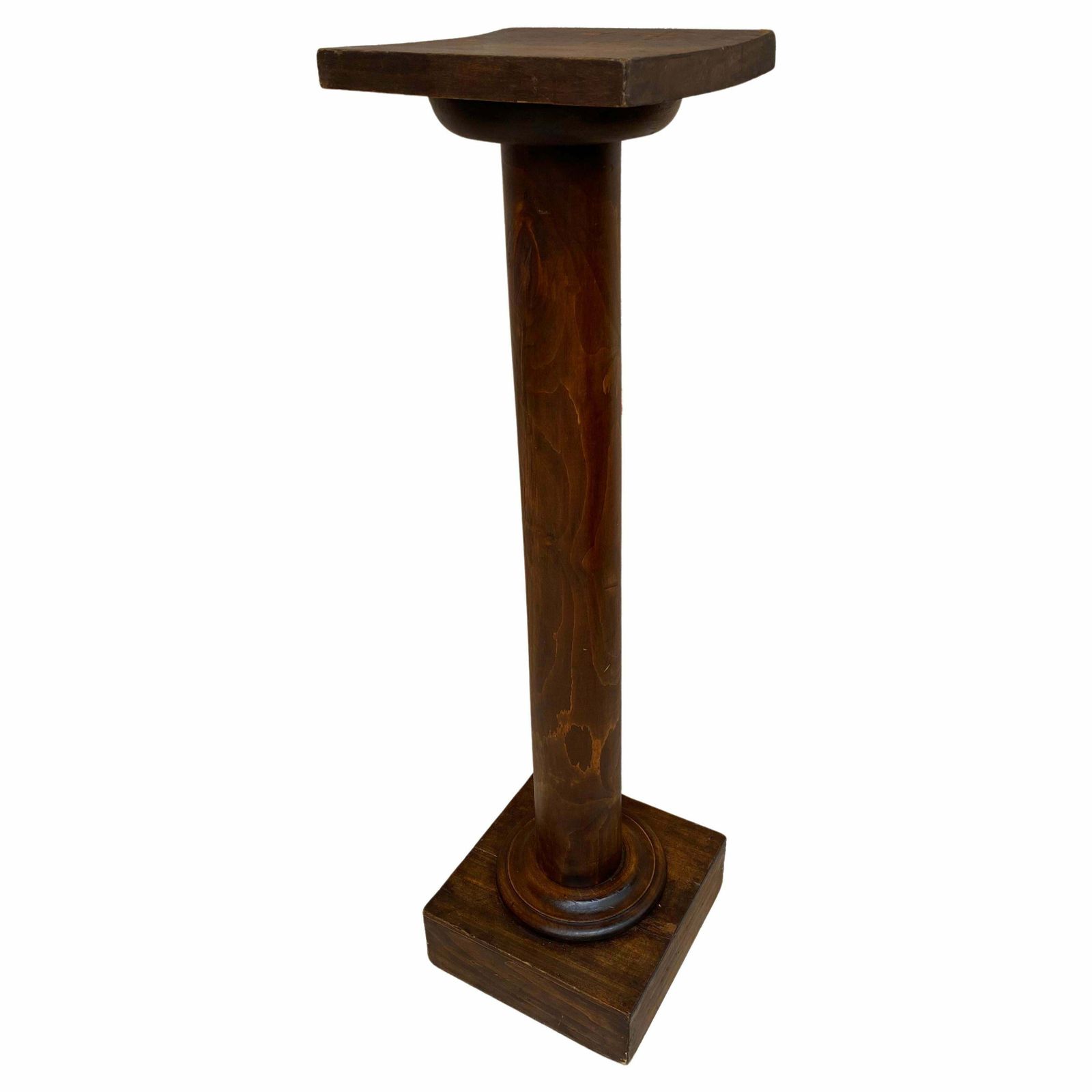 Sellette mid-century française en bois de noyer, années 1960