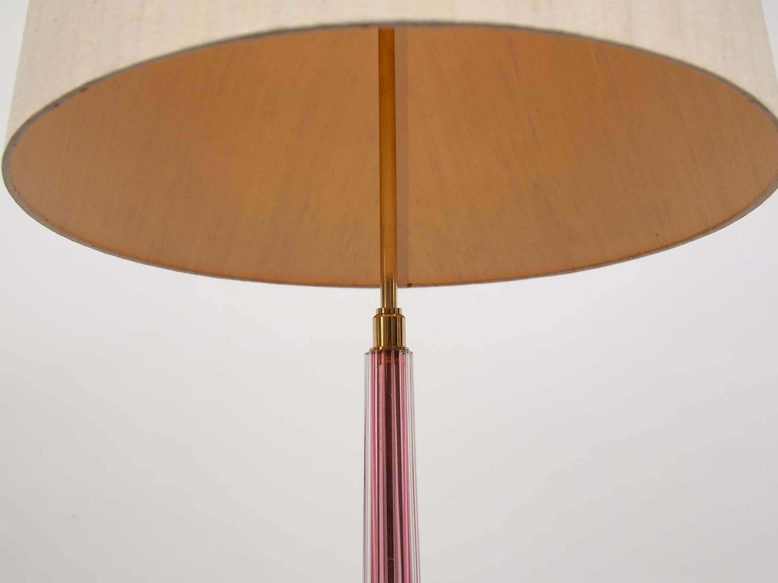 5292.0 Barovier E Tosso Pink Art Glass Floor Lamp, Murano Blown Glass, 1950s, Italy photo