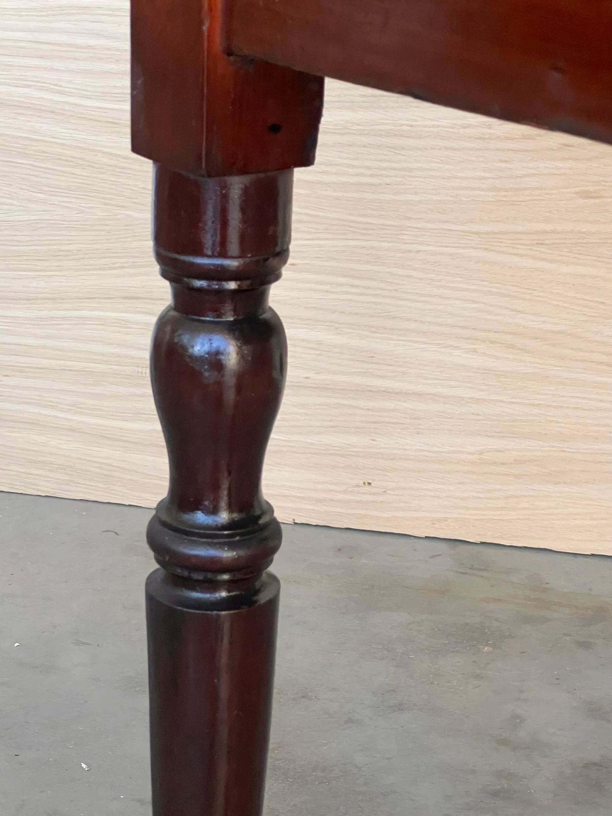 photo for sale Spanish Country Pine "Mobila " Side Table Or Console With Two Drawers