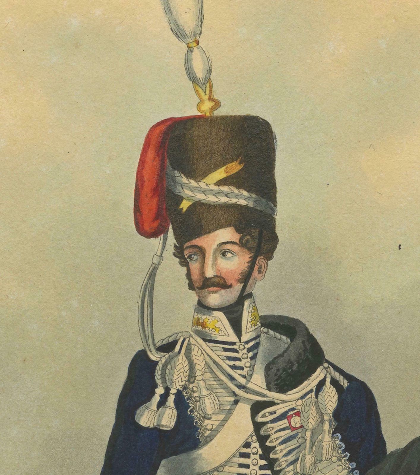 Officer Of The King's German Legion (Duke Of Cambridge's Hussars), Circa 1828 photo vinterior