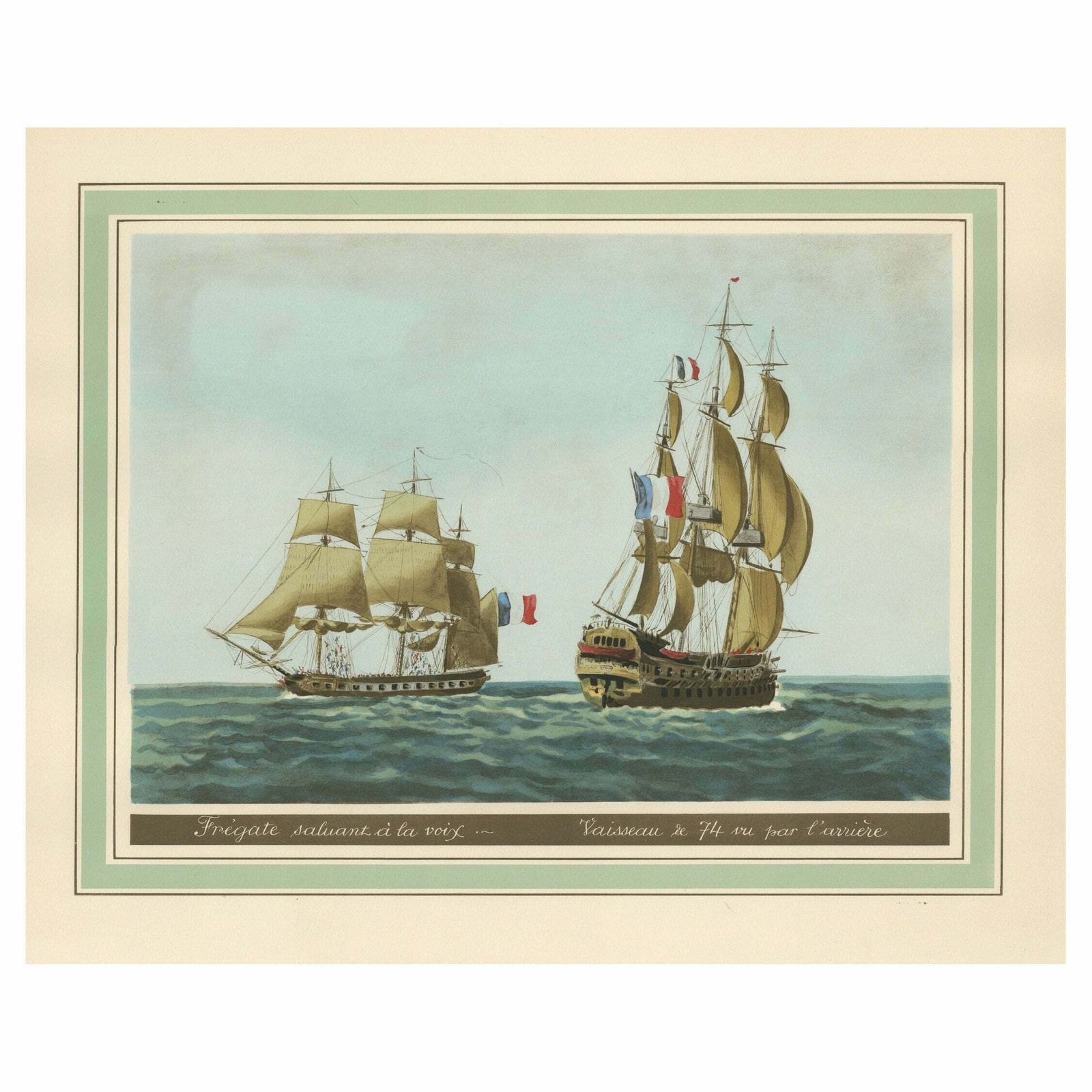 Maritime Salute: The Elegance Of 18th Century Naval Grace, Circa 1920