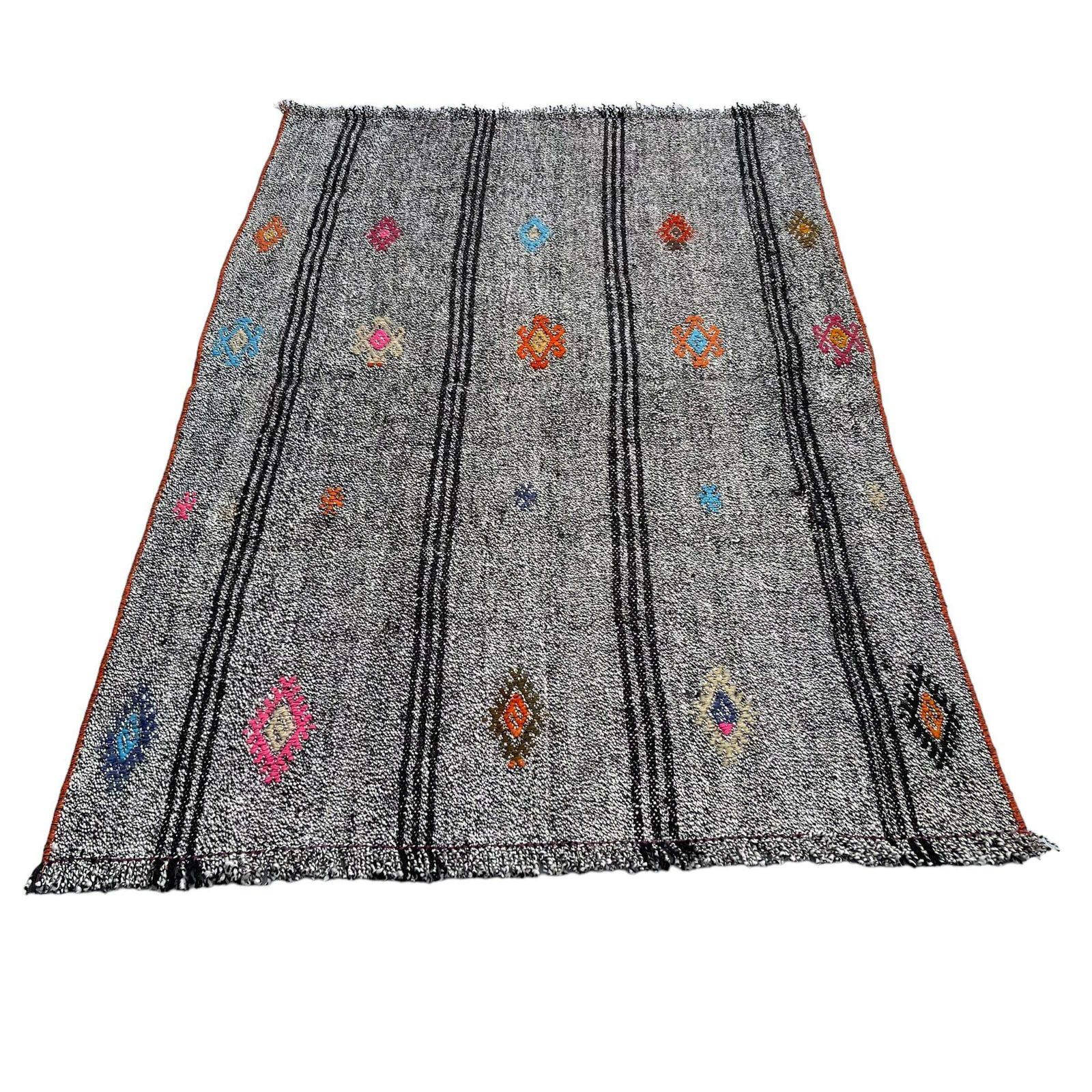 Traditional Turkish Mini Kilim Rug ,Vintage Anatolian Turkish Kelim photo vintage
