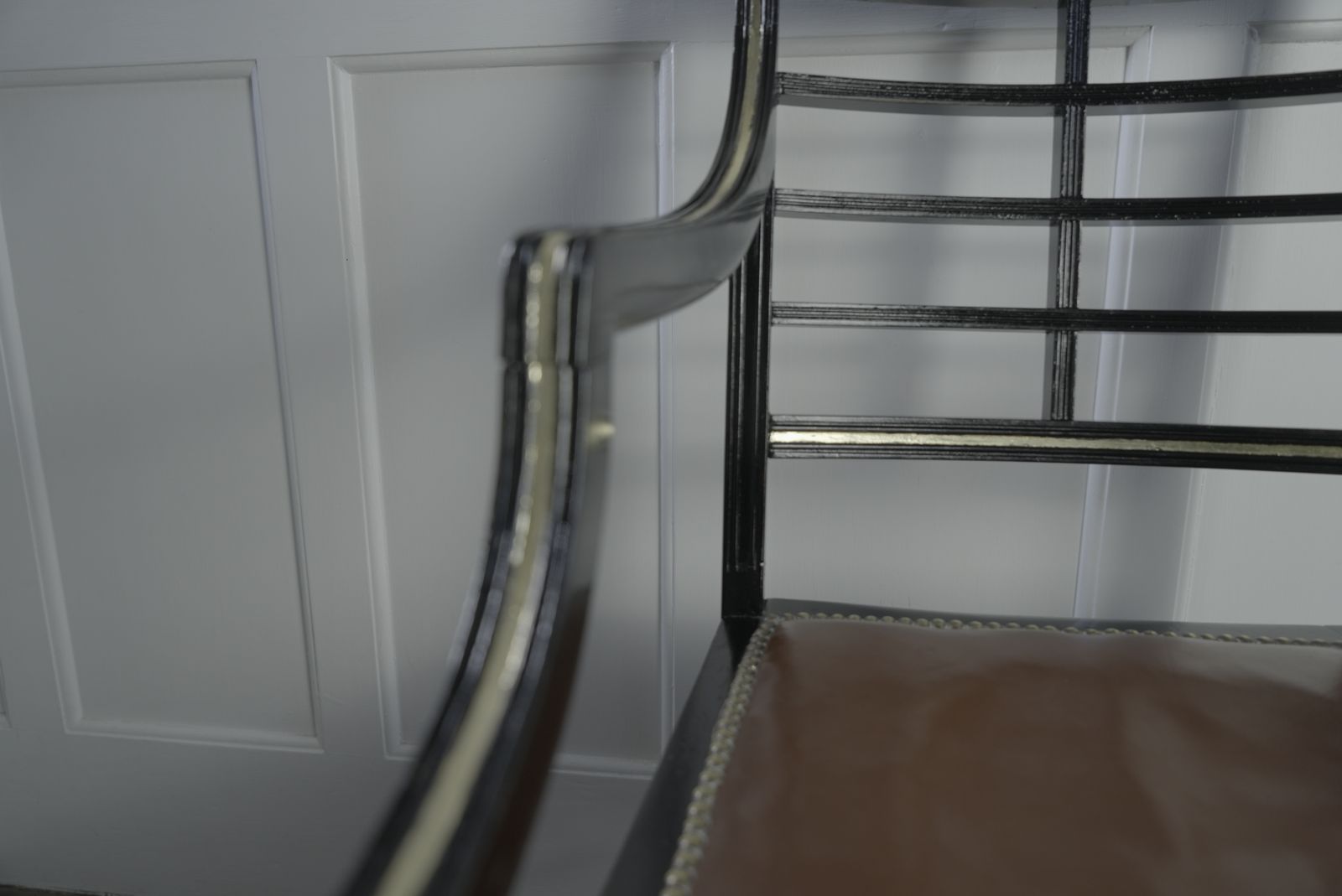 Elbow Chair In The Manner Of E.W.Goodwin 19th Century Ebonised Aesthetic Movement photo vinterior