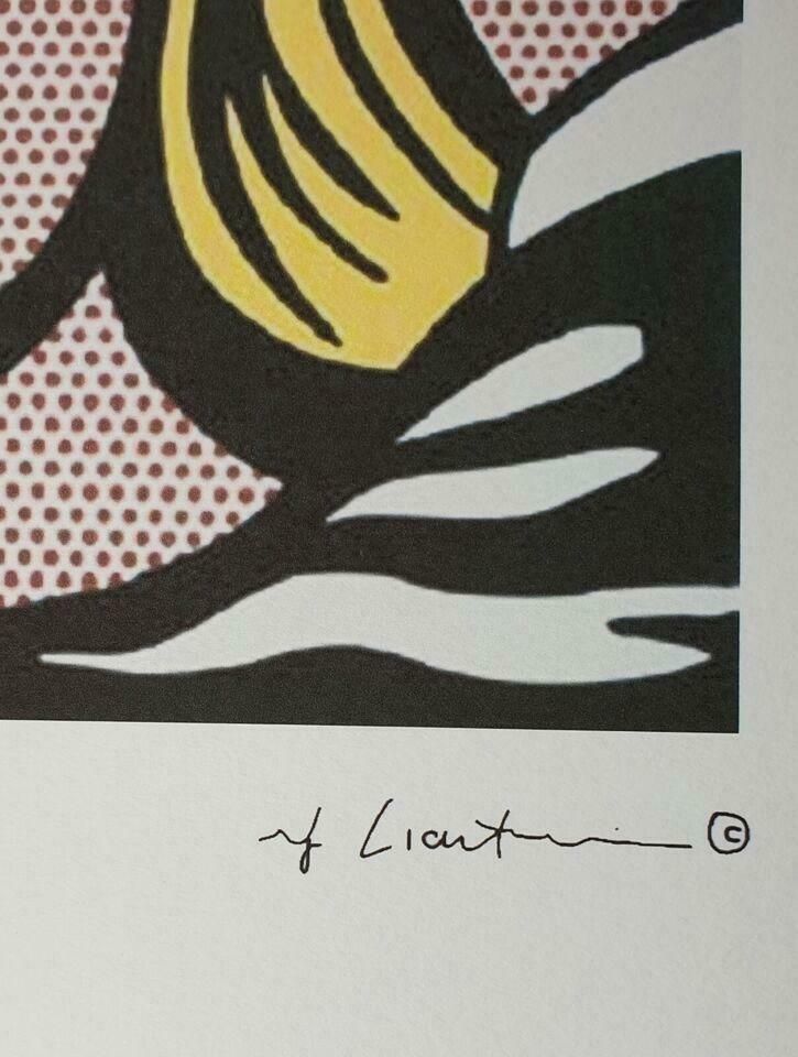 1980s Original Roy Lichtenstein "Vickie1" Limited Edition Lithograph photo vinterior