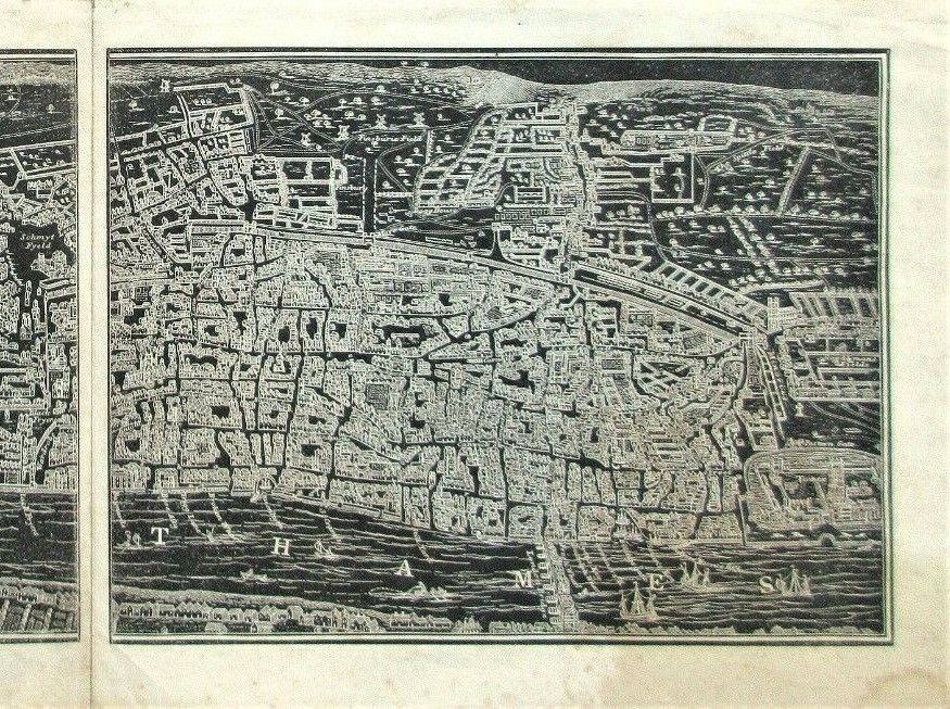 London In The Reign Of Elizabeth 1st By Joshua Archer ~ Pinnock C1833 photo for sale