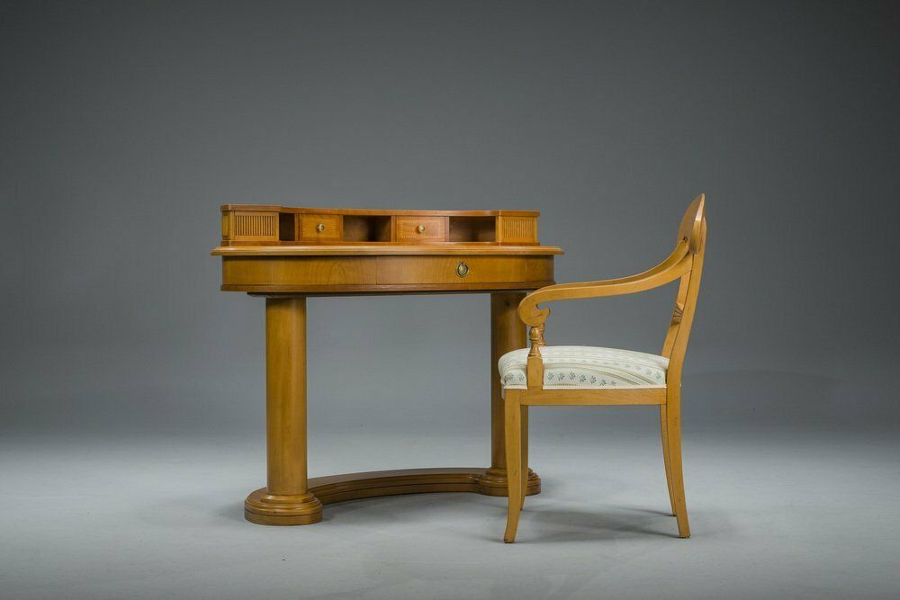 Biedermeier Dressing Table & Armchairs From Selva, Italy, Set Of 2 photo Furniture