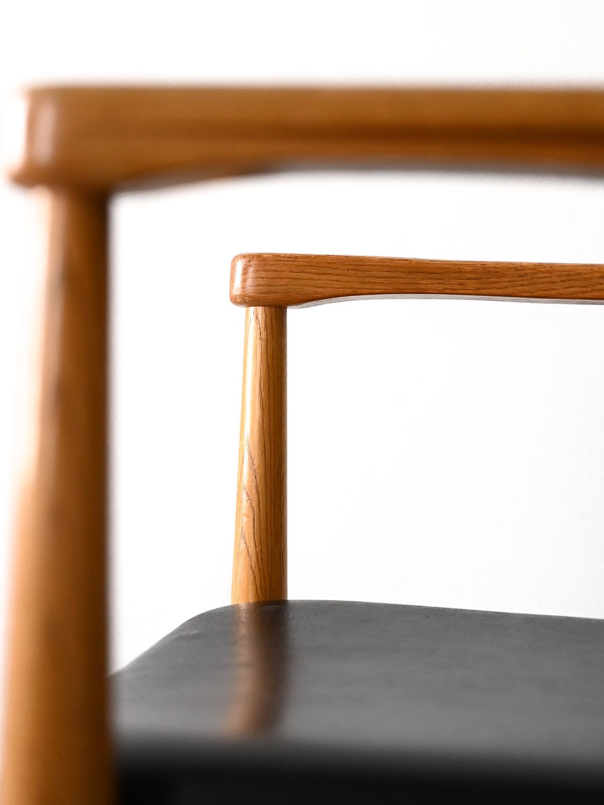 Scandinavian Armchair Covered In Imitation Leather photo vintage