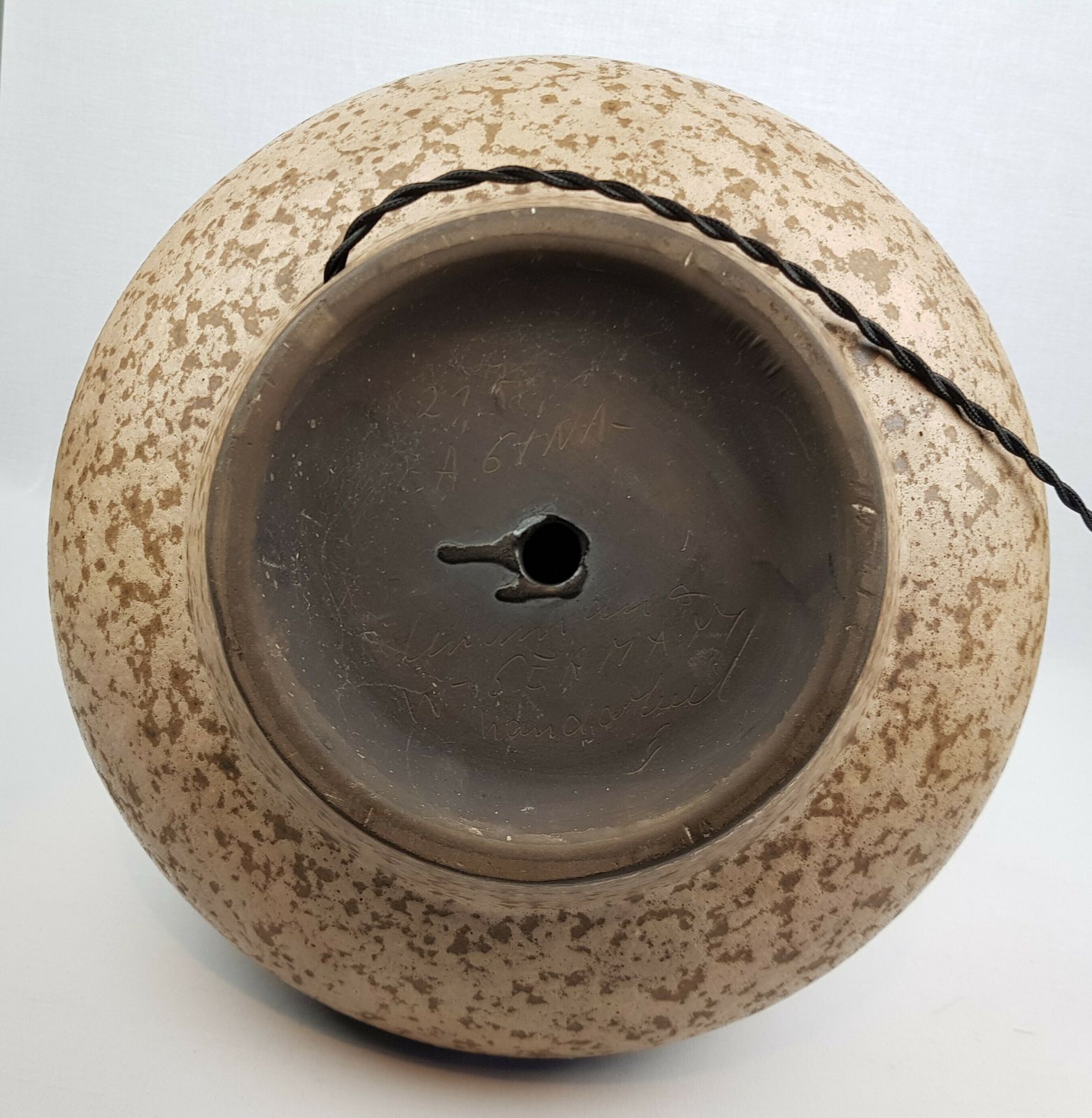 Vintage Ceramano Brown Floor Lamp With Agina Decor 217 West German Pottery 1960s photo 349.0