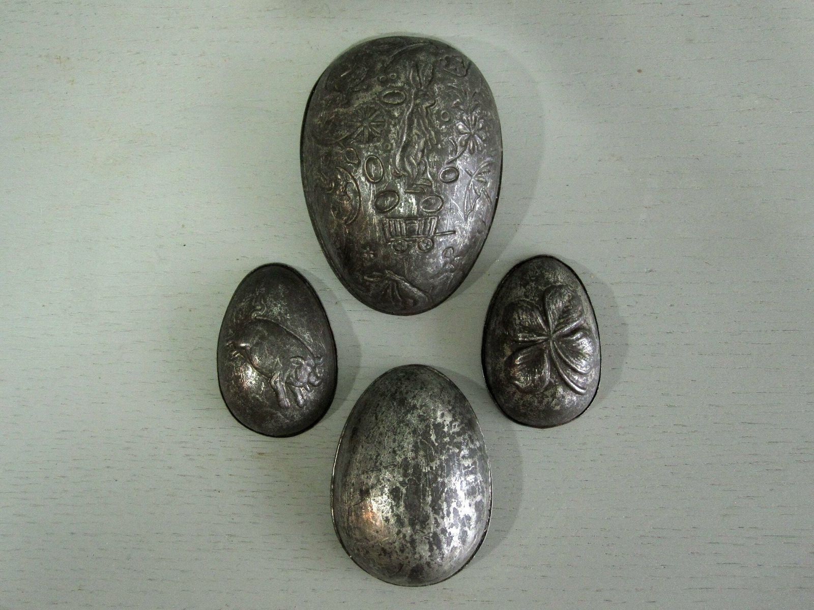Chocolate Easter Egg Moulds / Metal Baking Forms