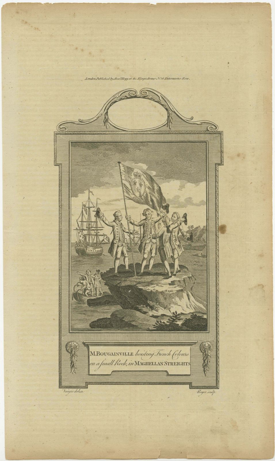 Bougainville's Claim In The Magellan Straits, Circa 1767 £139.44 photo furniture