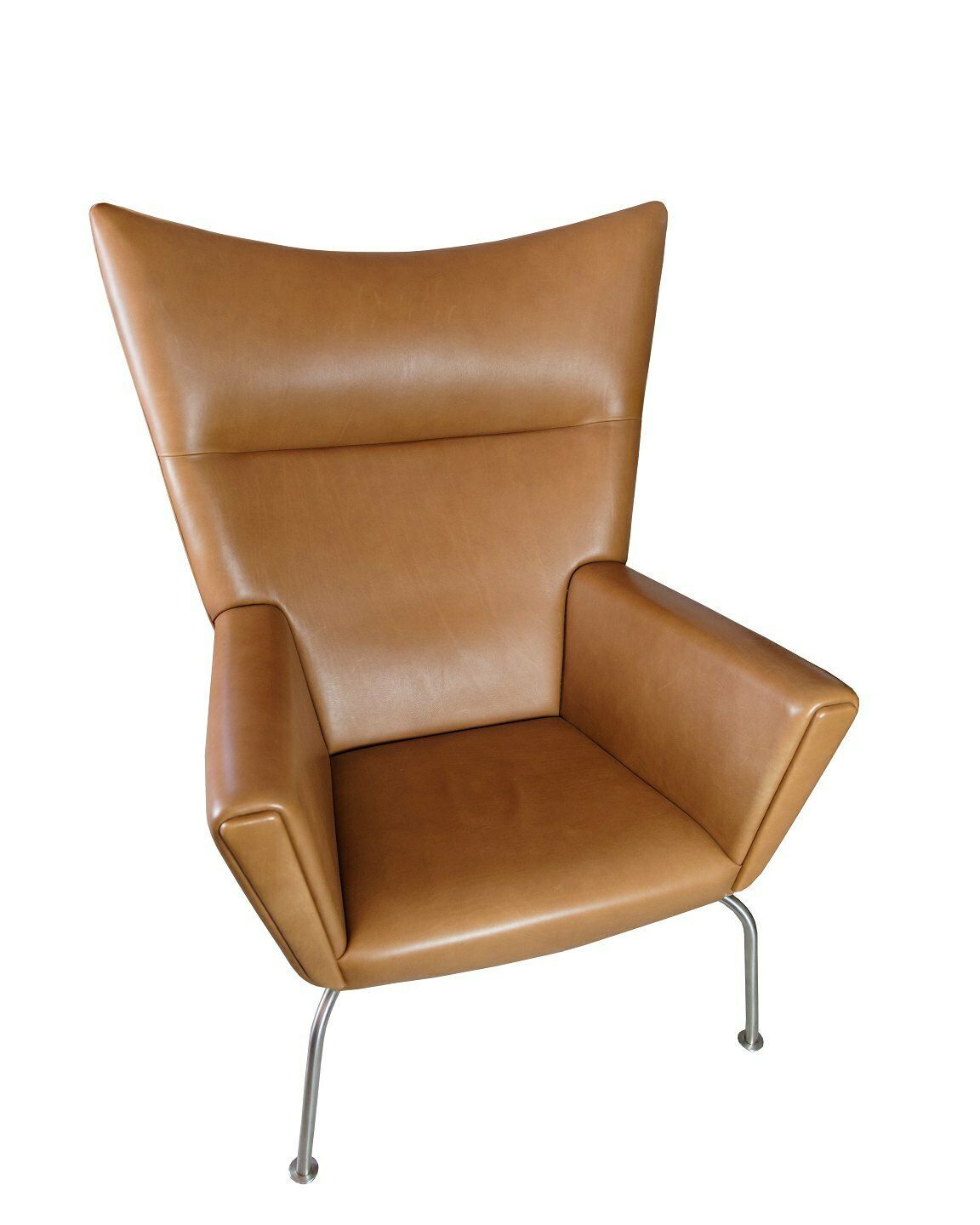 Wingchair Model Ch445in  Walnut Elegance Leather By Hans J. Wegner For Carl Hansen & Søn From 1960s photo furniture