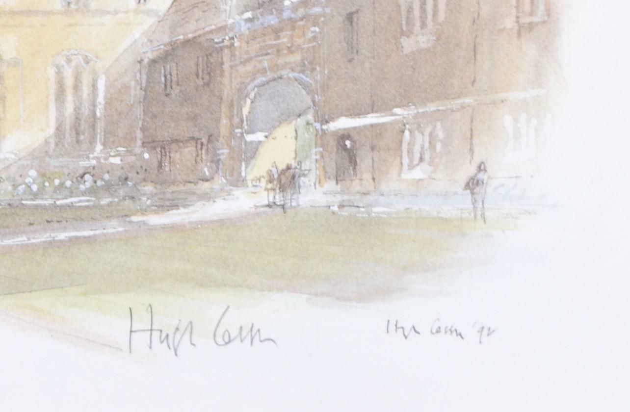 Gonville And Caius College, Cambridge Lithograph By Hugh Casson photo 460.0