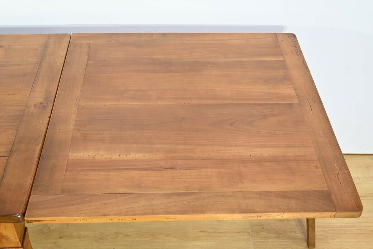 photo for sale Regional Cherry Wood Table, Louis XV Style – Mid 19th Century