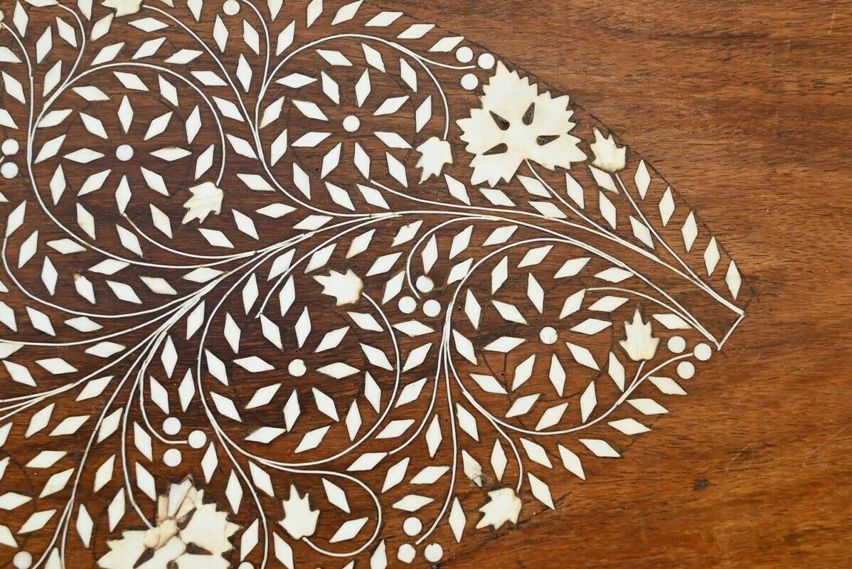 Oriental Folding Table In Exotic Wood – Early 20th Century photo buy