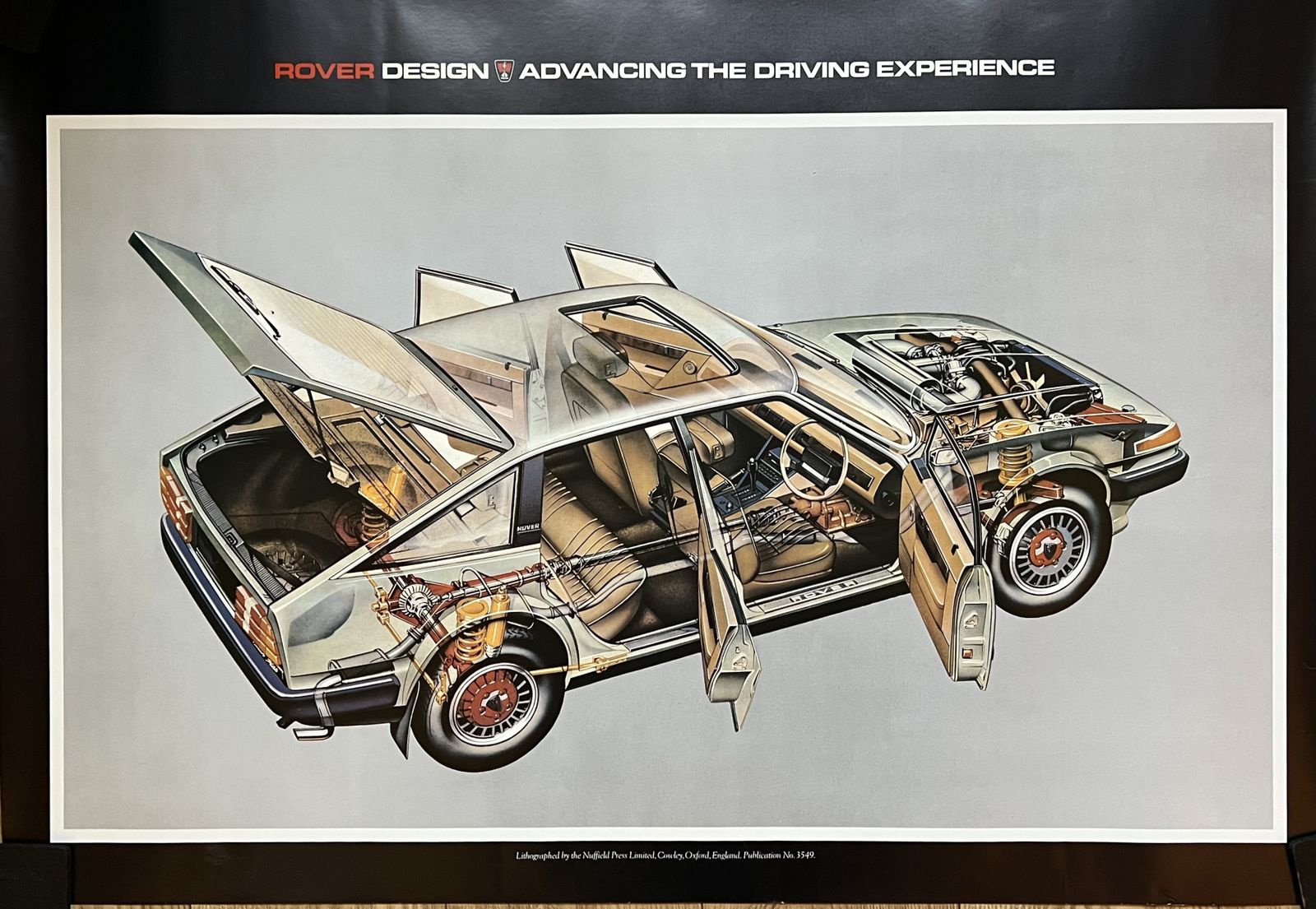 Mid Century Motor Car Posters Nuffield Press Morris Motors photo 225.0