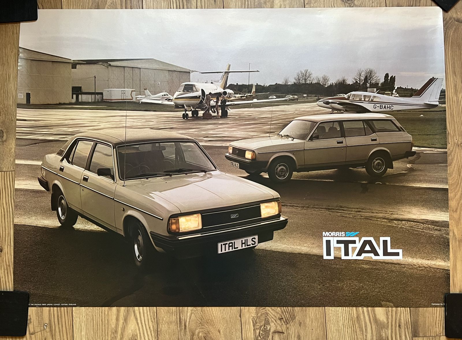Mid Century Motor Car Posters Nuffield Press Morris Motors photo vintage