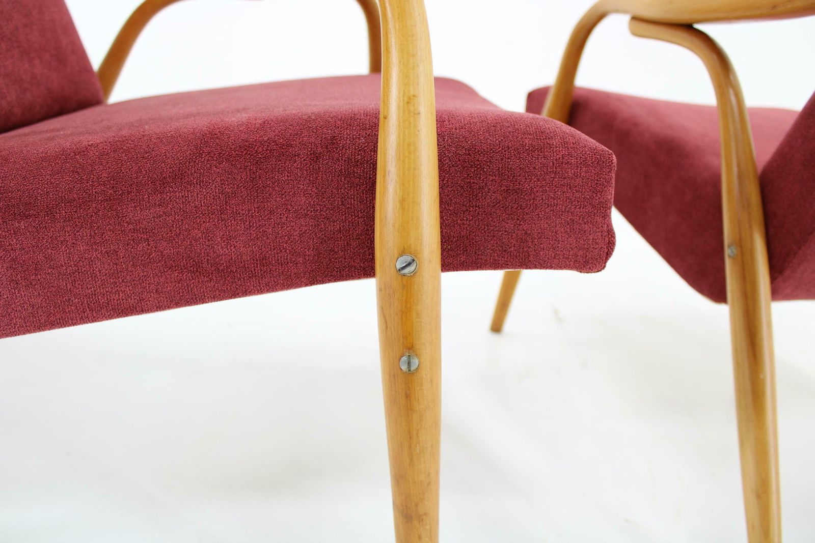 1960s Antonin Suman Pair Of Restored Armchairs photo vintage
