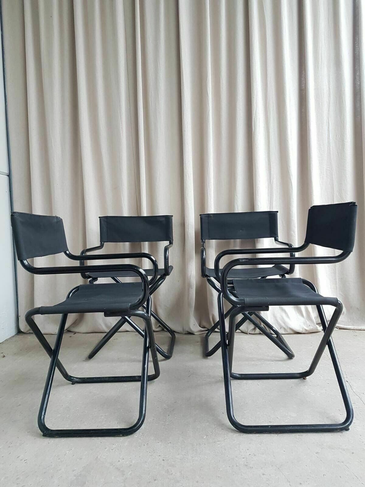 Vtg Mid Century Set Of 4 Danish Directors Armchairs Chairs By Hanne Hansen photo buy