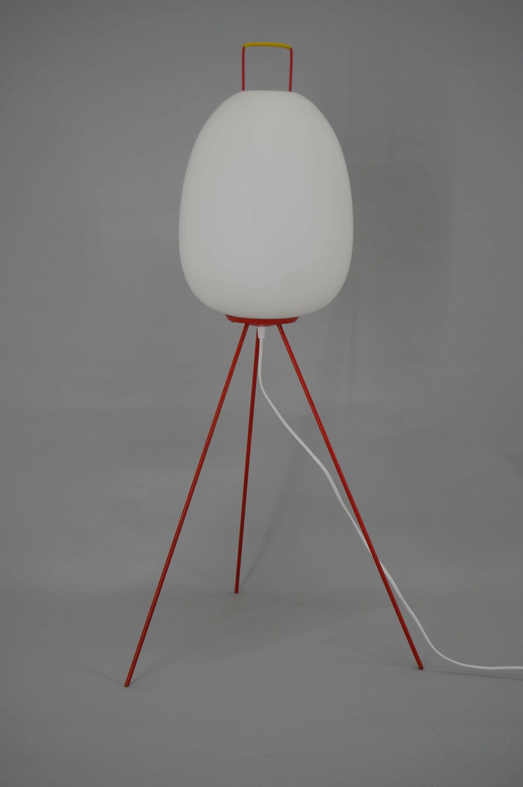Very Rare Egg Floor Lamp By Napako, 1960s photo furniture