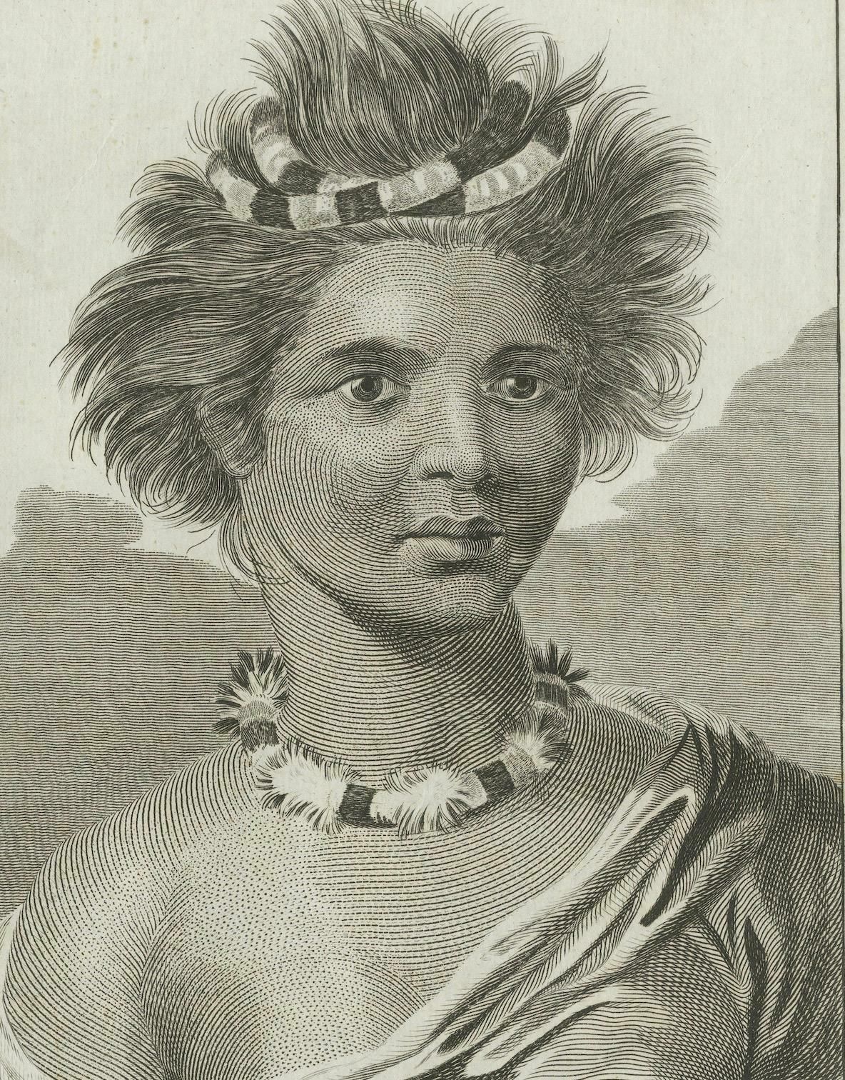 Regalia Of The Sandwich Islands: Portraits In Traditional Attire, 1790 photo Art
